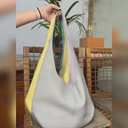 Genuine Leather Tote Bag for Women Soft Structured Bucket Shoulder Bag Casual Commuter
